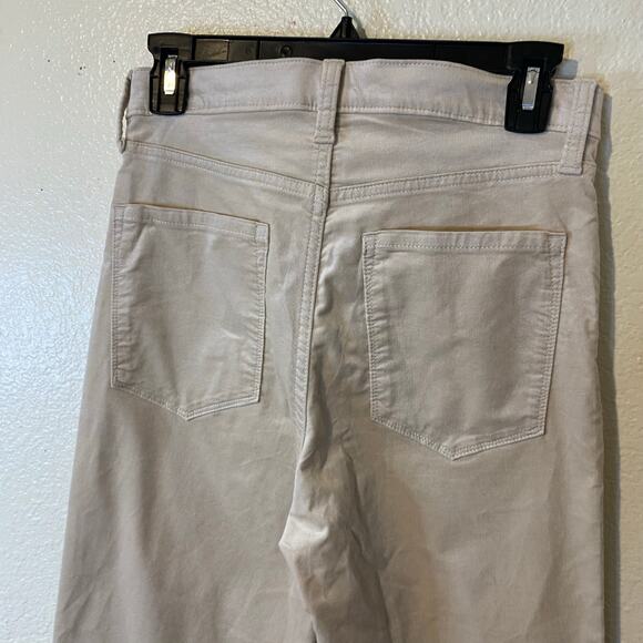 NEW Banana Republic Beige Corduroy High Rise Flare Jeans Size 27 NWT - Picture 6 of 10
